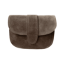 Suede tas belle - Taupe