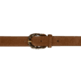 Braid bold belt - Camel gold