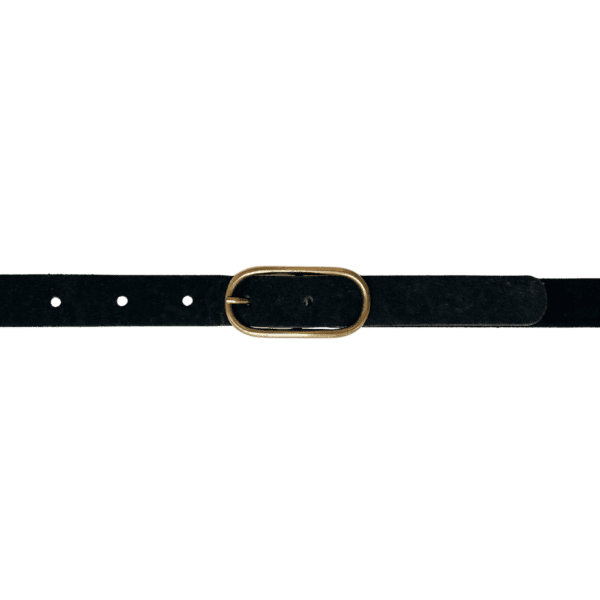Luna slim belt - Black gold