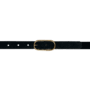 Luna slim belt - Black gold