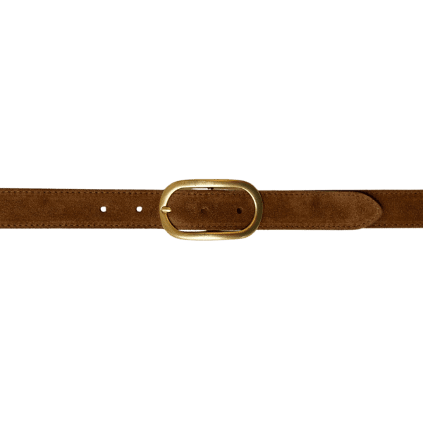Luna bold belt - Camel gold