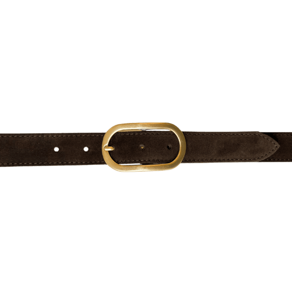 Luna bold belt - Brown gold